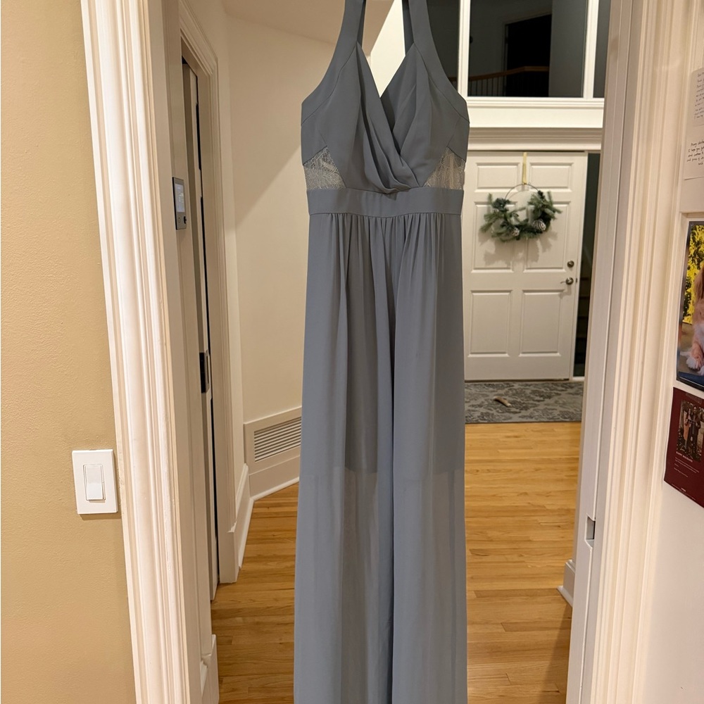 BCBGeneration Slate Blue Long Dress